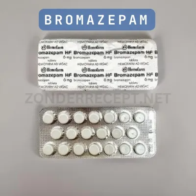 Bromazepam 6mg Strip 20 Tabletten