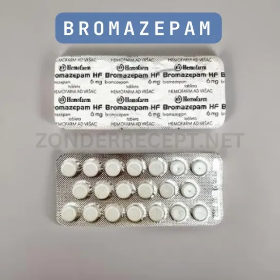 Bromazepam 6mg Strip 20 Tabletten