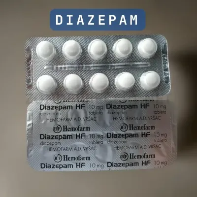 Diazepam 10mg HF 10 Tabletten